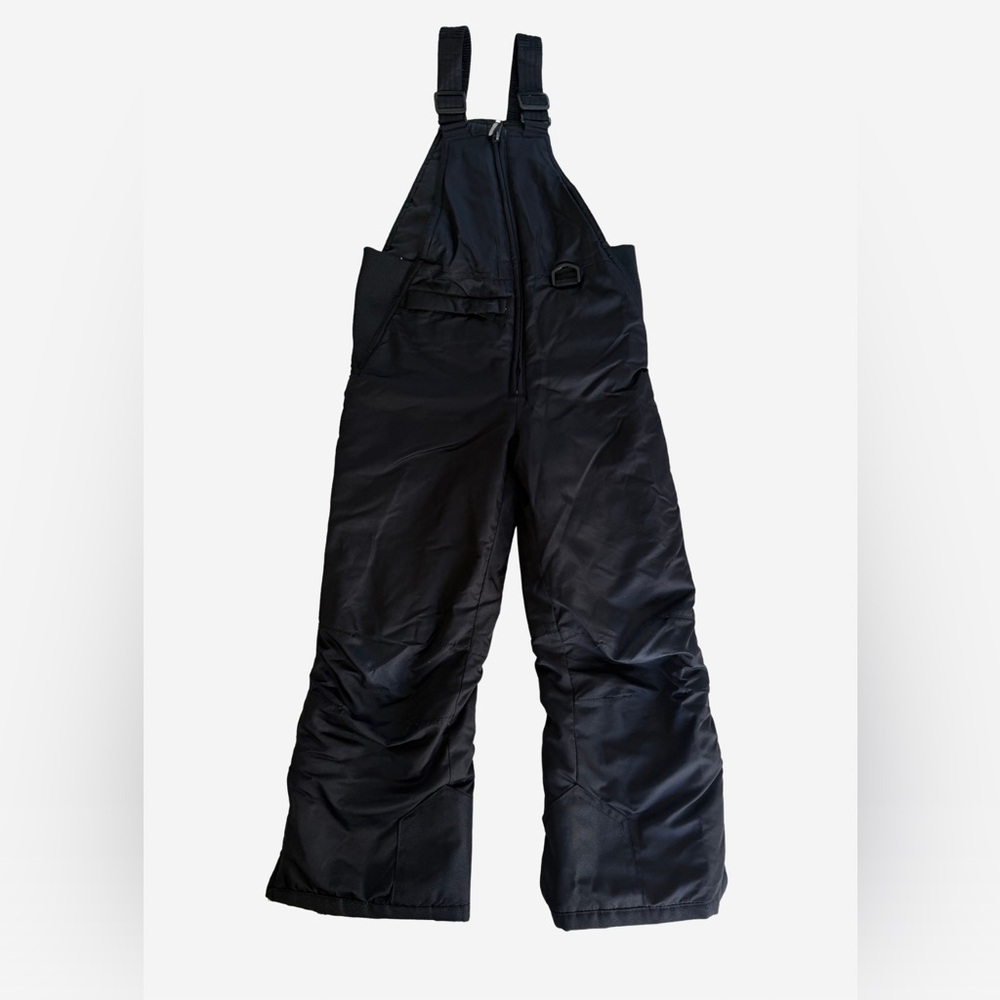 Black Snow Bib Overalls